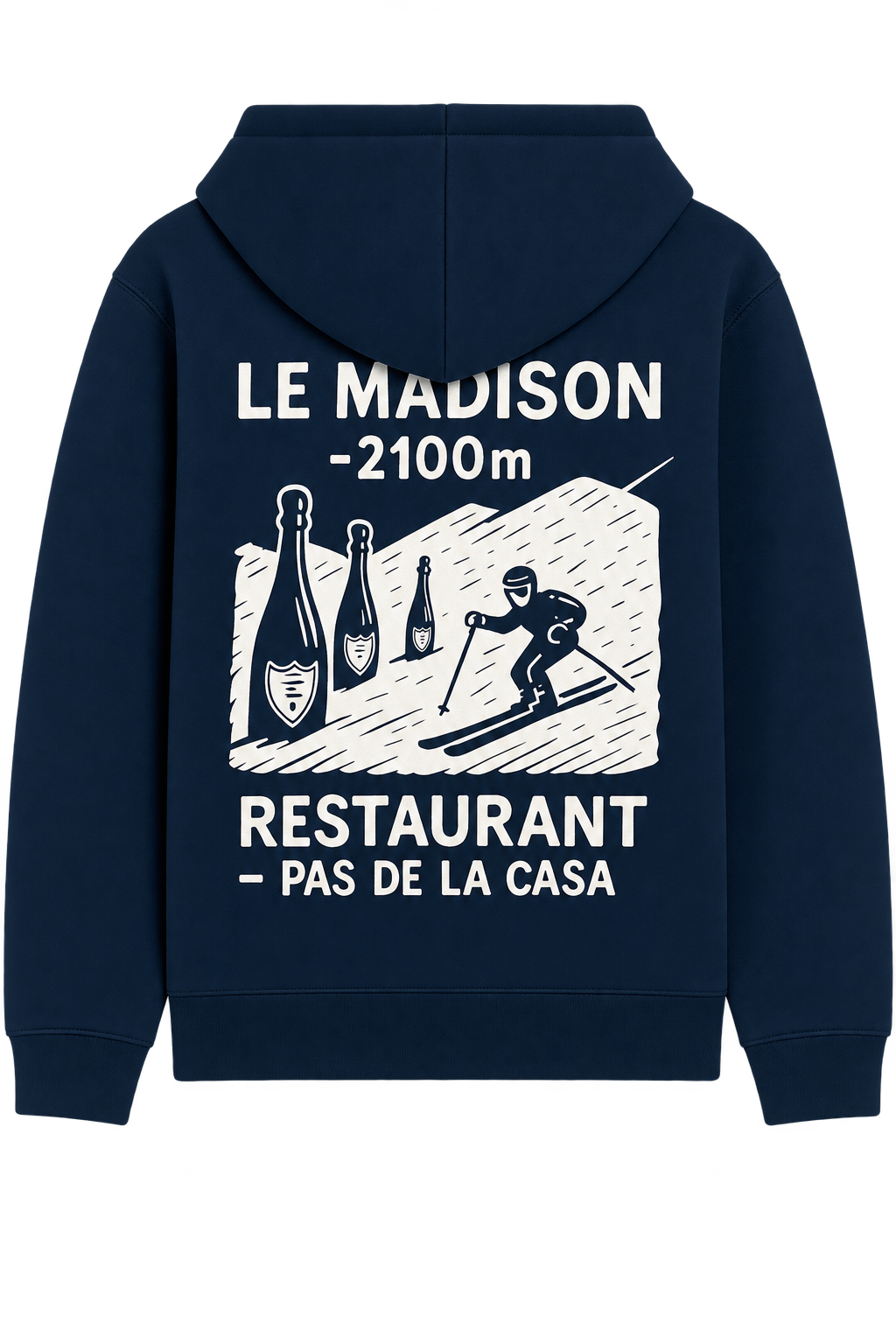 Le Madison — Pull bleu marine