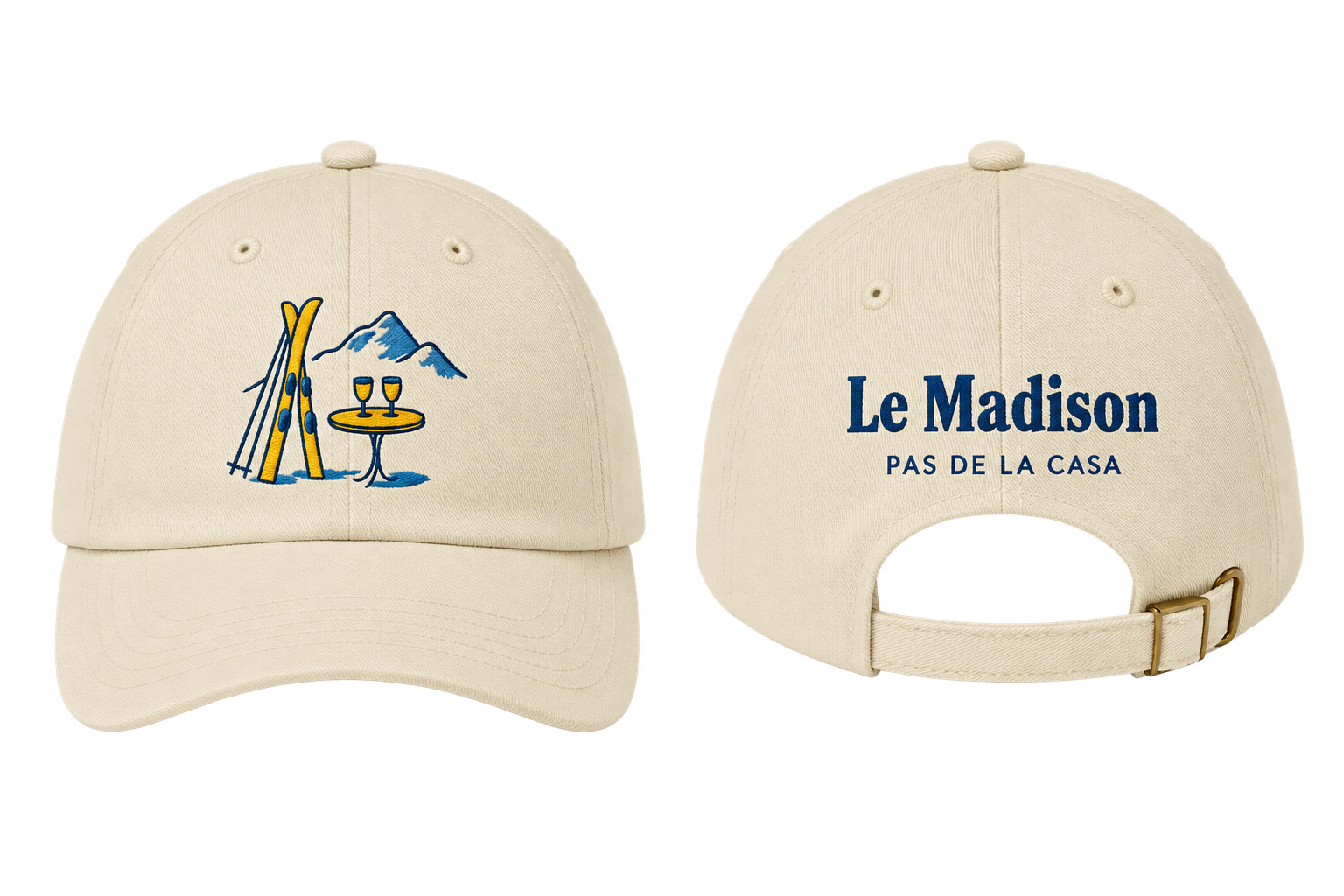 Casquette Le Madison, vues avant et arrière
